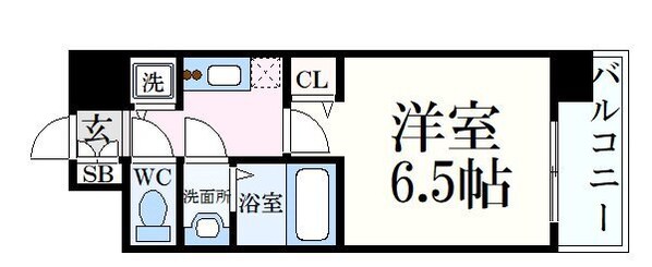 プレサンス神戸元町の物件間取画像